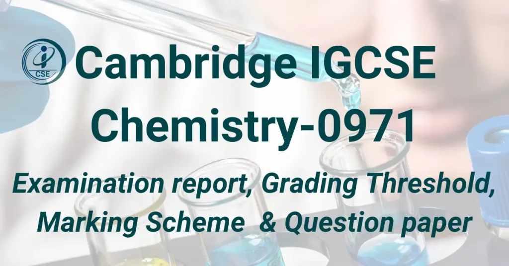 IGCSE Chemistry-0971